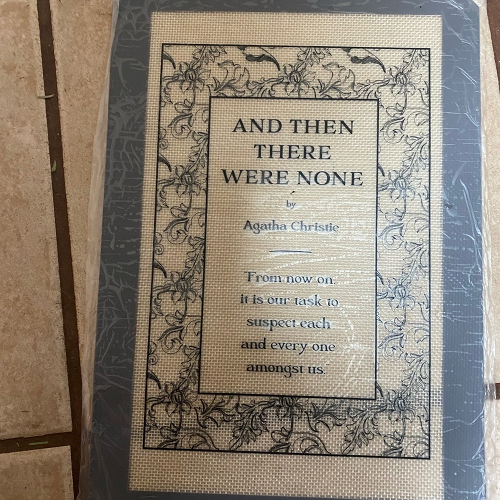 The Sleuth and the Chef Baking Mat Once aupon a Book Club Néw In Packaging